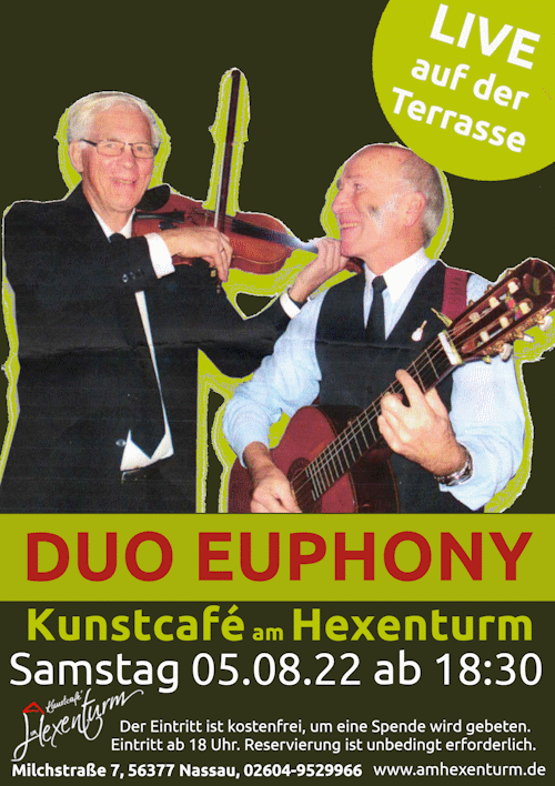 Ein bunter Musik-Abend mit dem Duo Euphony